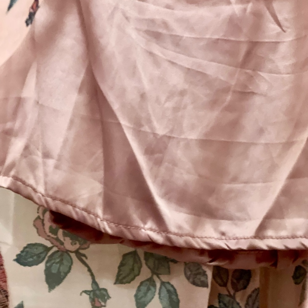 Mia Joy Colette Dress maxi rose floral NWTs ashes of roses 💐 Sz Large JOYFOLIE - Picture 9 of 11